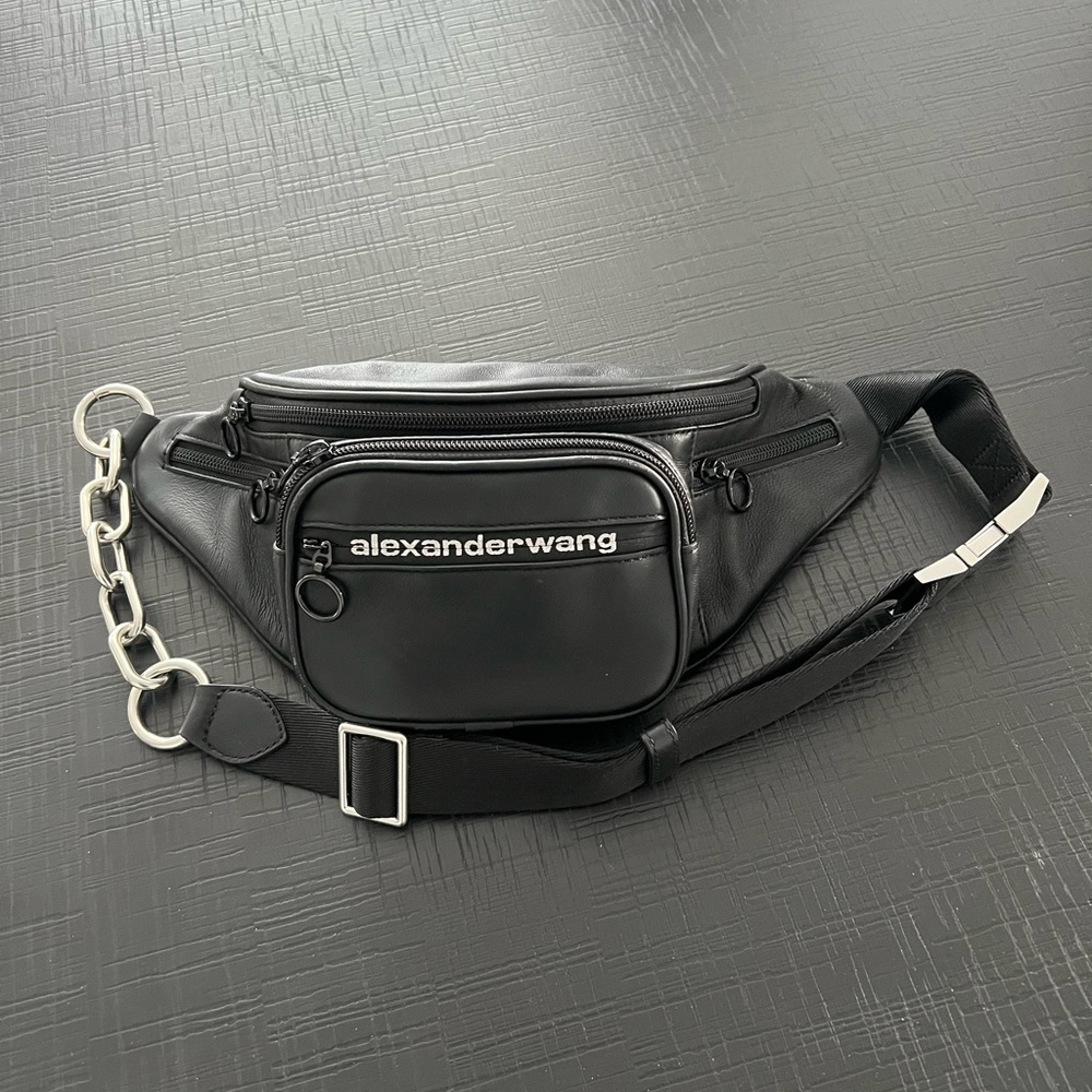 Like new Alexander wang black Fanny pack